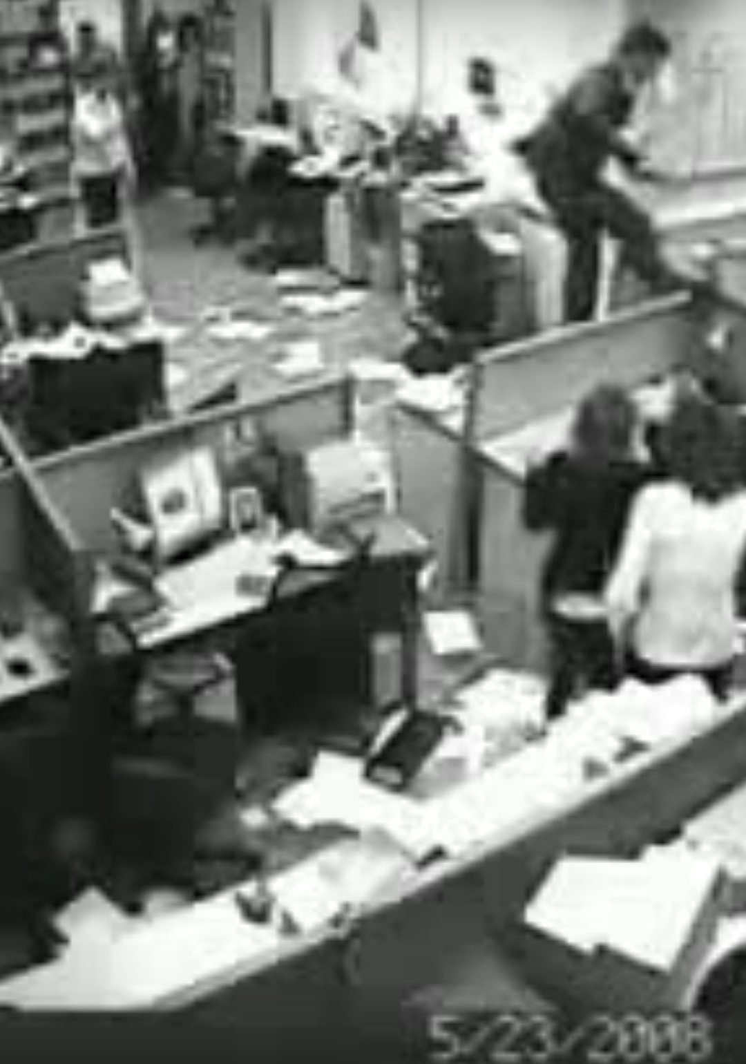 Office Employee Goes Berserk!